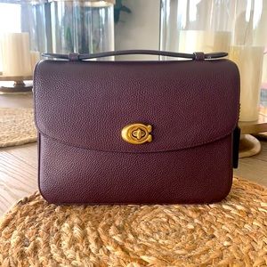 Coach Cassie Oxblood Purse